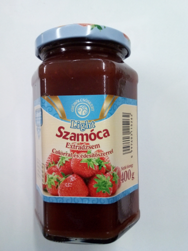 Szamóca extradzsem light 400g