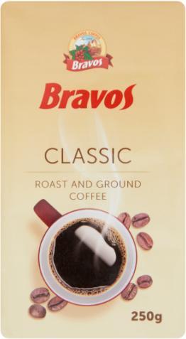 Bravos 250g kávé
