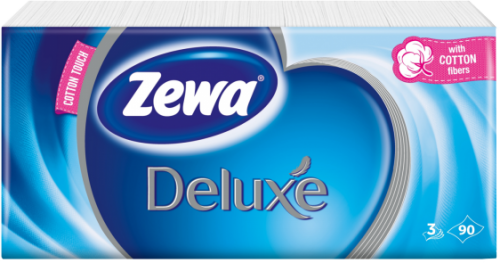Zewa 90 lap 3 rétegü deluxe papír zsebkendő