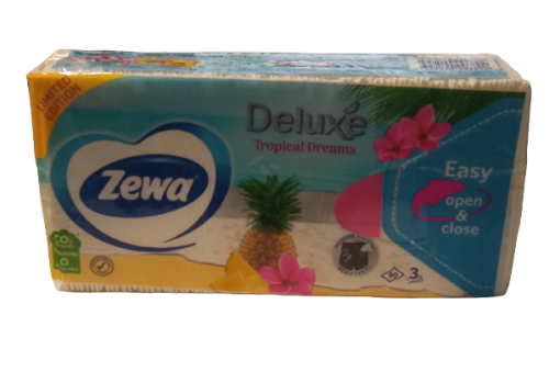 Zewa 90 lap 3 rétegű papír zsebkendő tropical dreams