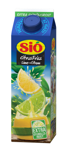 Sió 1l citrusfriss lime-citrom 12%