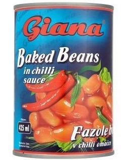 Giana 425ml fehérbab chilis