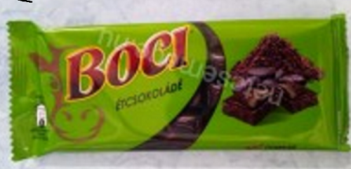Boci táblás 90g étcsoki
