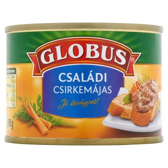 Globus családi csirkemájas 190g