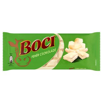 Boci táblás 90g fehércsoki