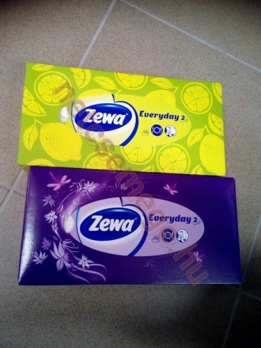 Zewa everyday dobozos papí zsebkendő 2rétegü 100db