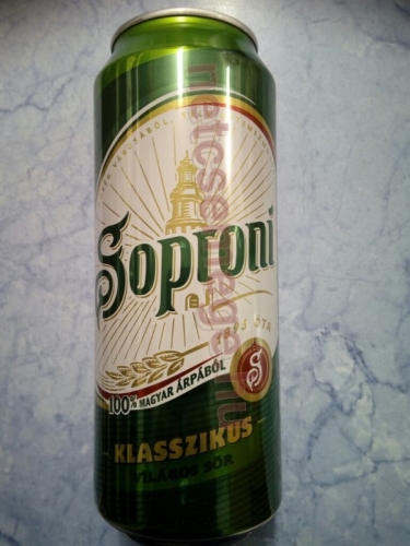 Soproni 0,5l dobozos sör