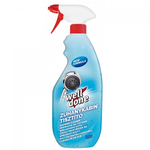 Well done zuhanykabin tisztító 750ml