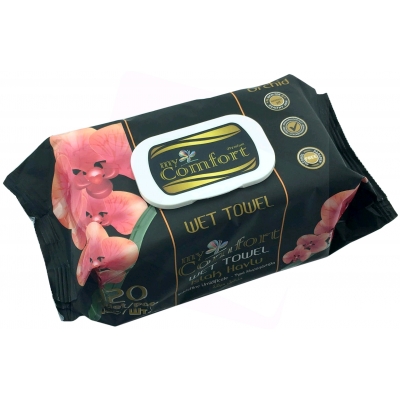 My comfort nedves törlőkendő 120db orchidea