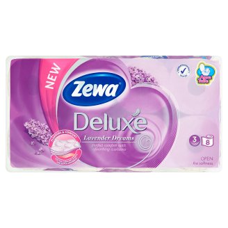 Zewa deluxe 8tek.3rét. 150lap levendula