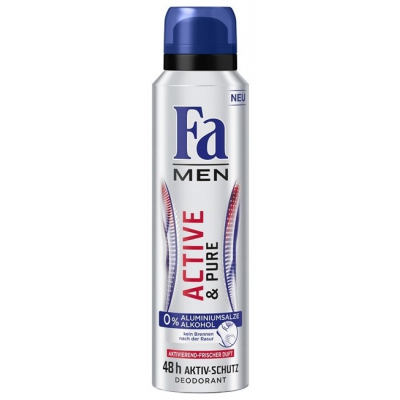 Fa deo 150ml men active&pure