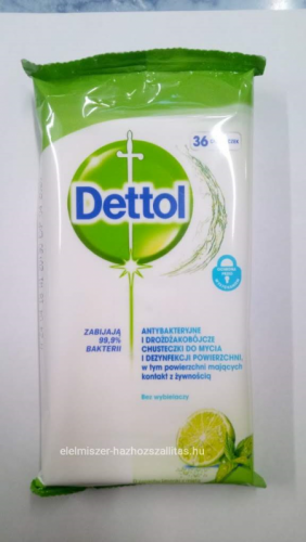 Dettol 36db nedves törlőkendő antibakter