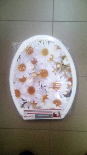 Wc ülőke mintás
