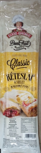 Good choice 200g réteslap classic