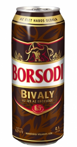 Borsodi bivaly 0,5 dobozos sör