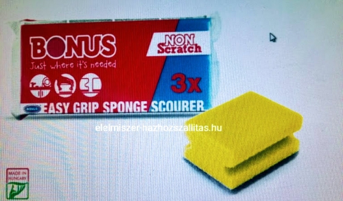 Mosogató szivacs 3db bonus