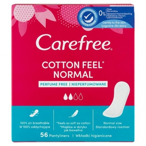 Carefree 56db cotton feel normal tisztasági betét