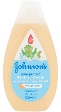 Johnsons 500ml 2in1 pure fürdető és tusfürdő