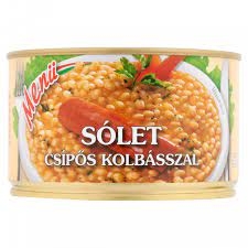 Menü 400g sólet csípös kolbásszal