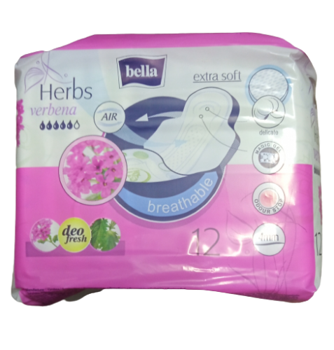 Bella 12db herbs verbena vasfű e.ü betét