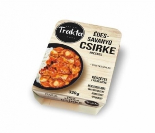Trakta 330g édes-savanyú csirke rizzsel