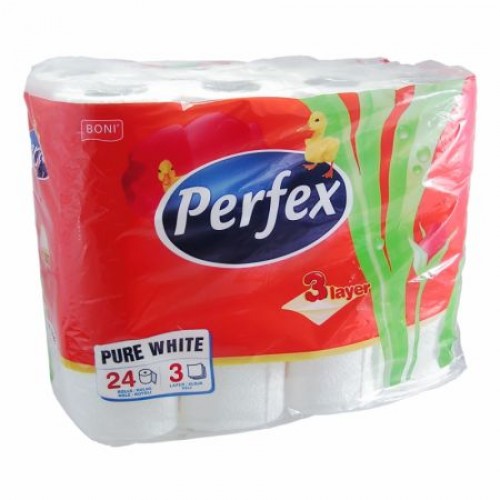 Perfex wc papír 24tekercs 3rétegü