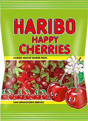 Haribo 100g happy cherries meggyfürt